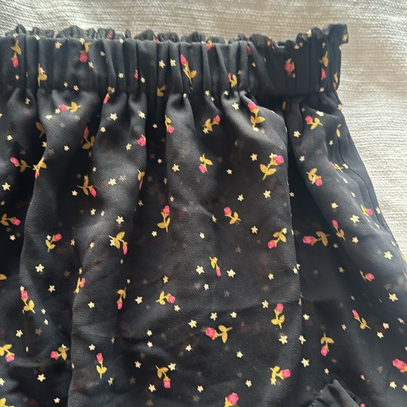 FOR LOVE & LEMONS Willow handkerchief Mini Skirt Black XL - Picture 2 of 7